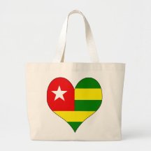 I Love Togo Canvas Bags