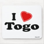 I Love Togo mousepads
