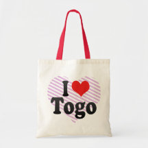 I Love Togo Tote Bag
