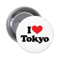 I Love Tokyo buttons