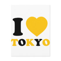 I Love Tokyo Post Card