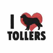 I Love Tollers Embroidered Shirt (T-Shirt)
