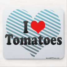 I Love Tomatoes Mousepad