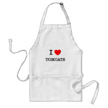 I Love Tomcats Apron