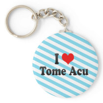 I Love Tome Acu, Brazil Keychain