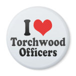 I Love Torchwood Officers magnets