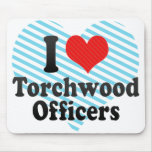I Love Torchwood Officers mousepads