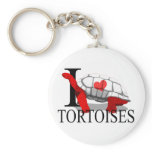 I Love Tortoises Keychains