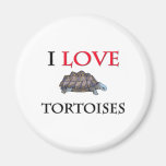 I Love Tortoises Magnets