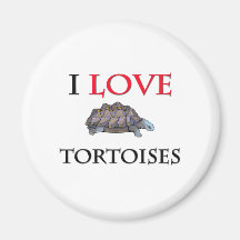 I Love Tortoises Magnets