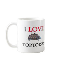 I Love Tortoises mugs