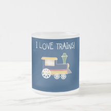 I Love Trains Tshirts and Gifts Coffee Mug