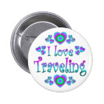 I Love Travelling Pin