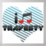 I Love Travesty Poster