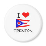 I Love Trenton Ohio Fridge Magnets