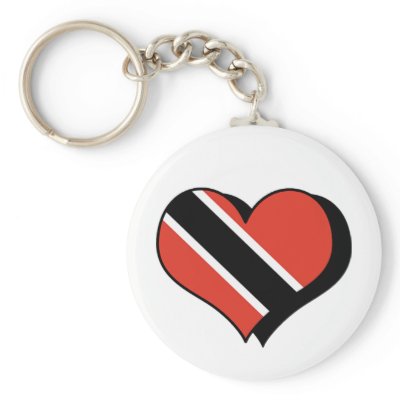 I Love Trinidad and Tobago Keychain Keychains by MyLoveStore