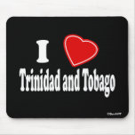 I Love Trinidad and Tobago mousepads