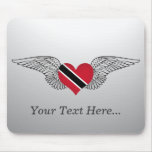 I Love Trinidad and Tobago -wings mousepads