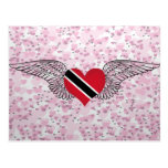 I Love Trinidad and Tobago -wings Post Cards