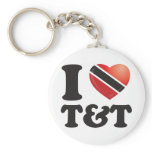 I Love Trinidad keychains