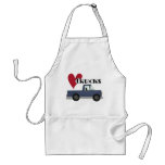 I Love Trucks Tshirts and Gifts Aprons