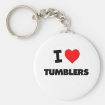I love Tumblers Key Chains