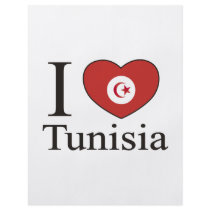 I Love Tunisia Flyer Design