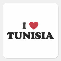 I Love Tunisia Sticker