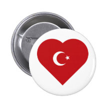 I Love Turkey Button