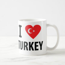 I love turkey icon mug