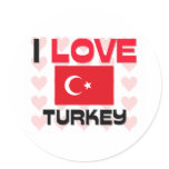 I Love Turkey stickers