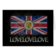 I love Turks And Caicos Islands Cool Greeting Card