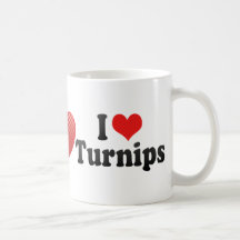 I Love Turnips Mug