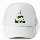 I Love Turtles hats
