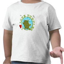 I Love Turtles Tshirt