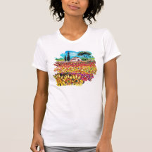 I LOVE TUSCANY AND SUNFLOWERS T-SHIRT