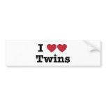 I Love Twins bumper stickers