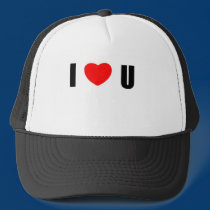 I love U hats