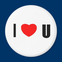 I love U magnets