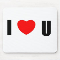 I love U mousepads