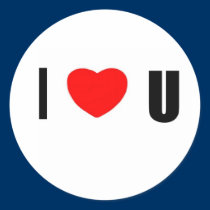 I love U stickers