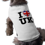 I Love UK pet clothing