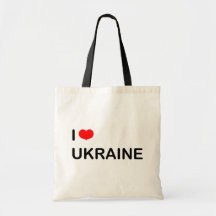 I LOVE UKRAINE CANVAS BAG