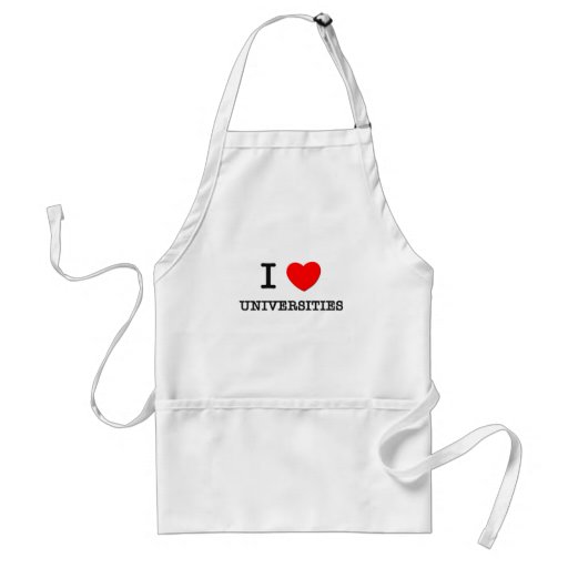 I Love Universities Aprons