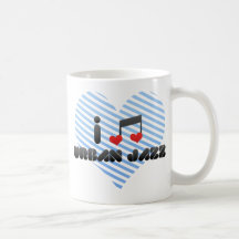 I Love Urban Jazz Mugs
