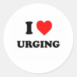 I love Urging Sticker