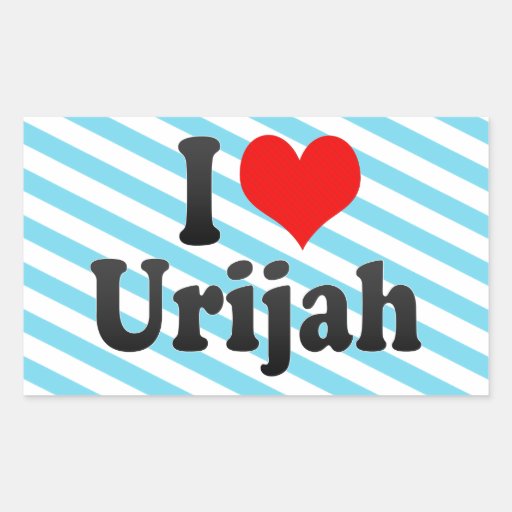 I love Urijah Sticker