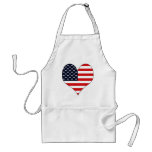 I Love Usa aprons