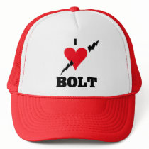 I Love (Usain)BOLT Mesh Hats