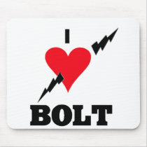 I love (Usain) BOlt Mouse Mats